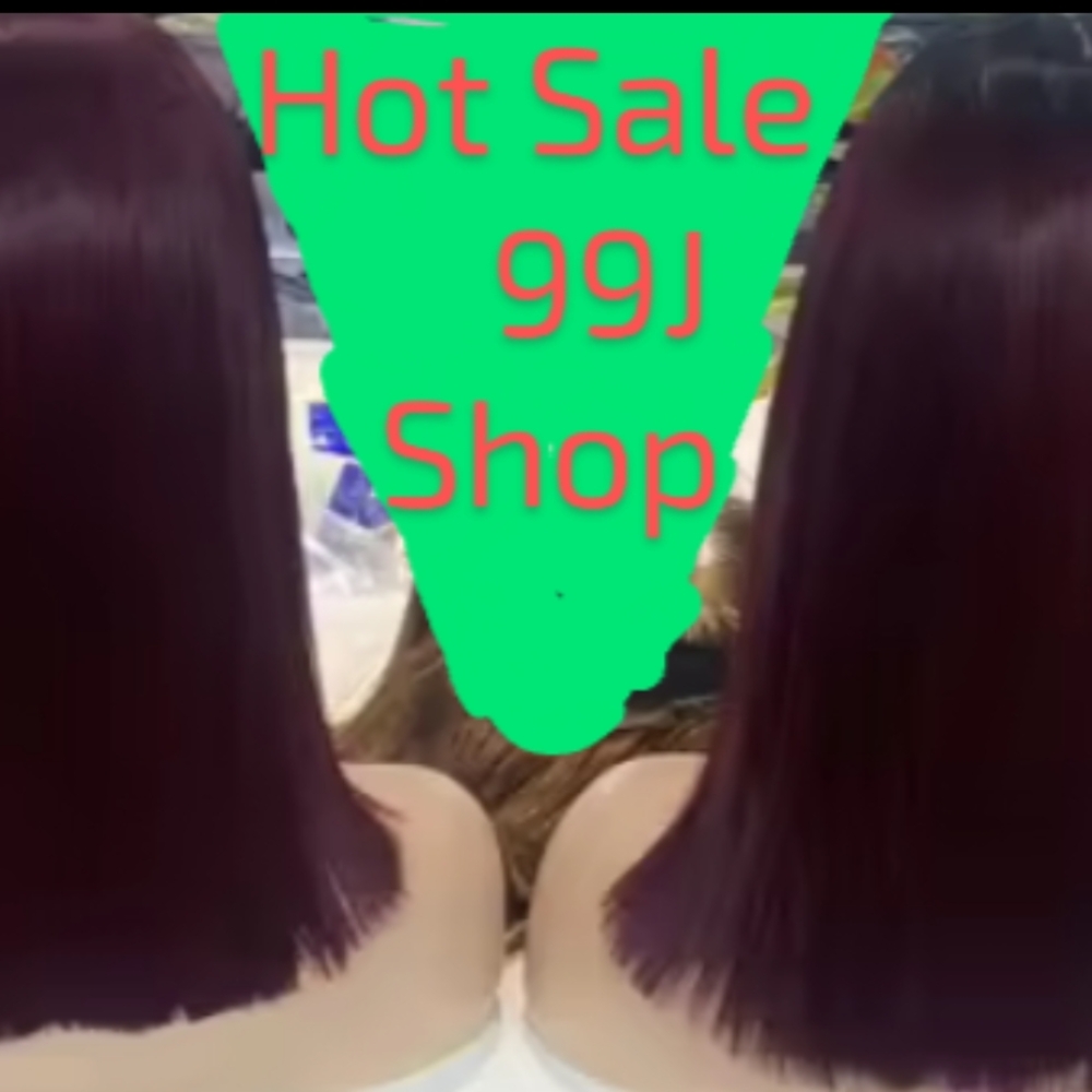 Elegant Burgundy Hair Wig for Women